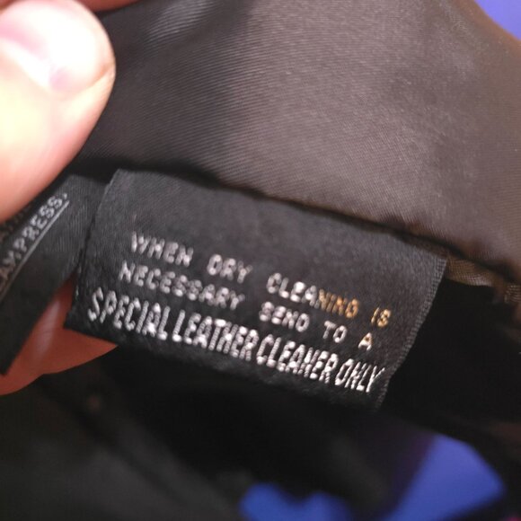 Pelle Studio Womens Leather Jacket Black M Thinsulate Thermal Insulation Snap Cl - Picture 9 of 12